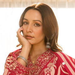 Silver Circle of Bloom Bangles (Piece)