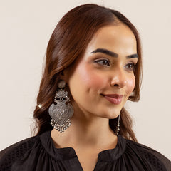 Sterling Silver Bold Layered Earring