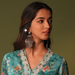 Sterling Silver Bold Layered Earring