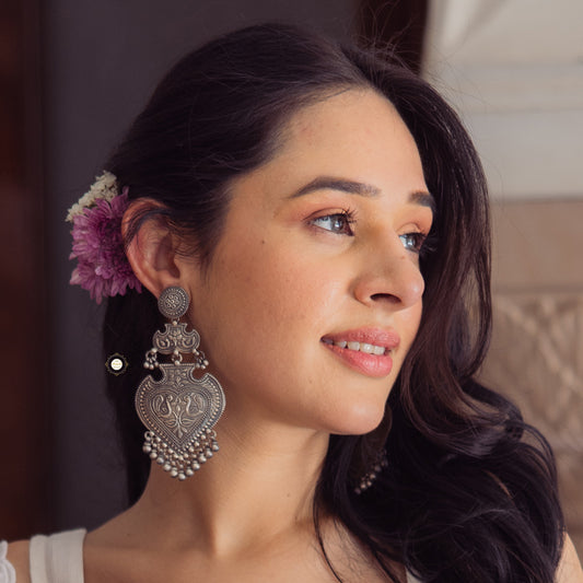 Sterling Silver Bold Layered Earring