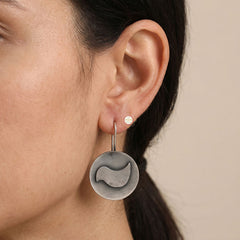 925 Sterling Silver Parinde Earring