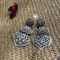 Sterling Silver Utsav Chitai Earring