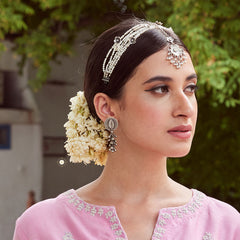 Leaf Ghungroo Bunch Earring