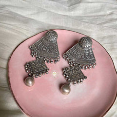 Noor Ball Drop Layered Earring