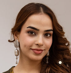 Floral Jharokha Jhumki Earring