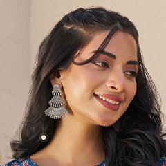 Sadabahar Three Layer Bell Earring