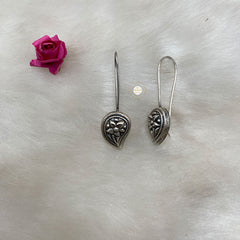 Sterling Silver Paan Hook Earring