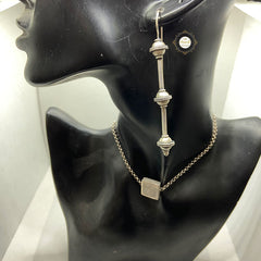 Silver Heritage Dangler Earring