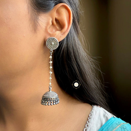 Buy  Silver Jhumki Online in India