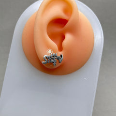 Sterling Silver Shiv Earring