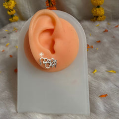 Sterling Silver Mahadev Earring