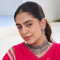 Sterling Silver Tota Choker Set