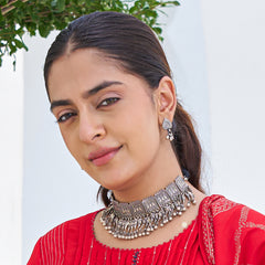 Sterling Silver Tota Choker Set