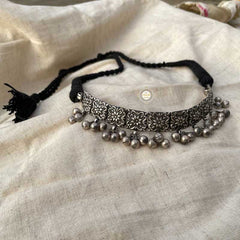 Noor Ghungroo Square Choker with Earring