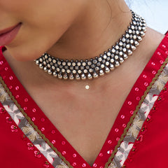 Noor Intricate Tinkling Ghungroo Necklace