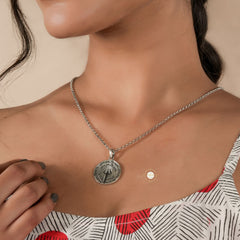 Sterling Silver Shiva Necklace (Unisex)