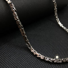 Sterling Silver Plain Chain