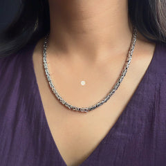 Sterling Silver Plain Chain