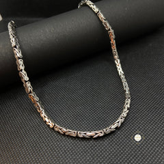 Sterling Silver Plain Chain