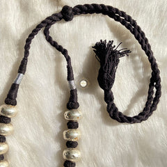 Sterling Silver Knot Beads Necklace