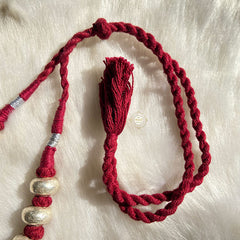 Sterling Silver Knot Beads Necklace