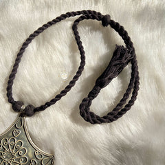 Tribal Floral Thread Necklace