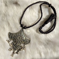 Tribal Floral Thread Necklace