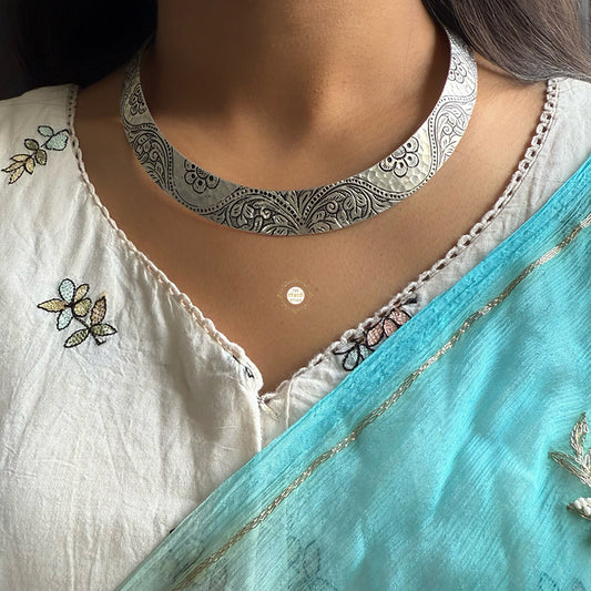 Phoolkari Hasli Necklace