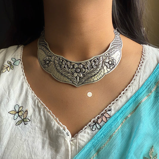 Phoolkari Hasli Necklace