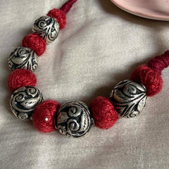 Sterling Silver Chitai Bead Necklace