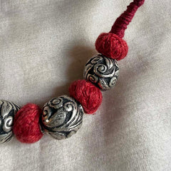 Sterling Silver Chitai Bead Necklace