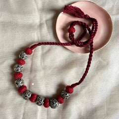 Sterling Silver Chitai Bead Necklace