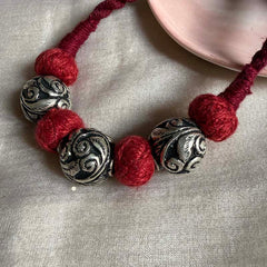 Sterling Silver Chitai Bead Necklace