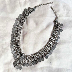 925 Sterling Silver Tribal Necklace