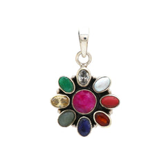 Classic Navratna Pendant (Small)