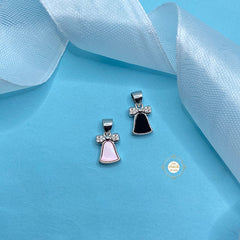 Sparkling Silver Twinkle Dress Delight Pendant ( Reversible)