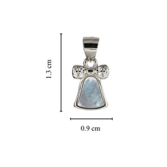 Sparkling Silver Twinkle Dress Delight Pendant