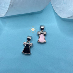 Sparkling Silver Twinkle Dress Delight Pendant (Reversible)