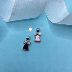 Sparkling Silver Twinkle Dress Delight Pendant (Reversible)