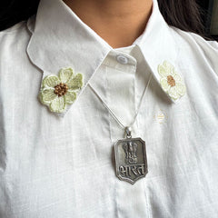 Sterling Silver Bharat Pendant