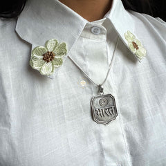 Sterling Silver Bharat Pendant