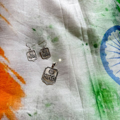 Sterling Silver Bharat Pendant