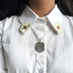 Sterling Silver Bharat Pendant