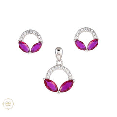 Sterling Silver Sparkling Silver Celestial Spark Pendant