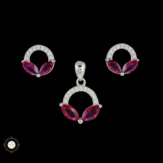 Sterling Silver Sparkling Silver Celestial Spark Pendant