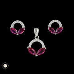 Sterling Silver Sparkling Silver Celestial Spark Pendant