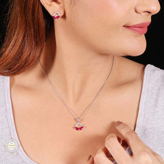 Sterling Silver Sparkling Silver Celestial Spark Pendant