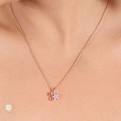 Sterling Silver Sparkling Silver Swan Pendent Set