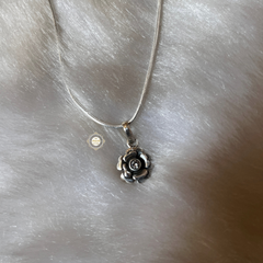 Sterling Silver Flower Pendant
