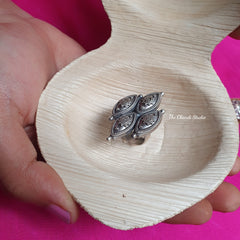 Sterling Silver Sadabahar Rawa Ring